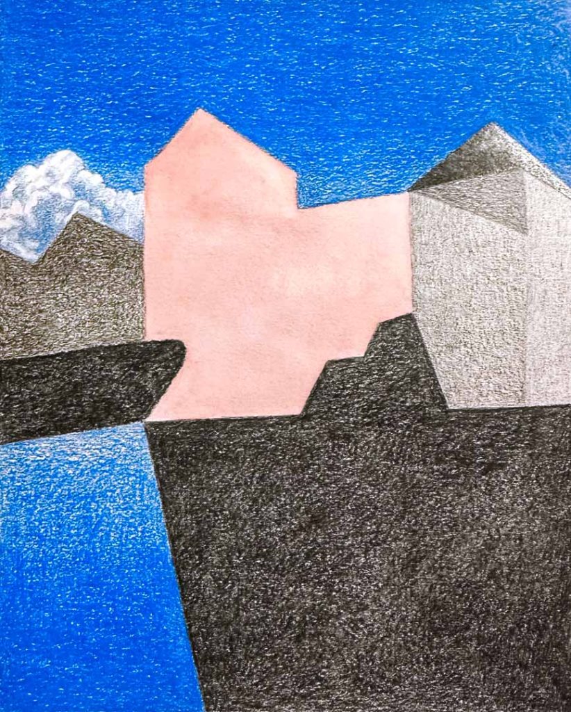 Wall_28_watercolor,_graphite,_and_colored_pencil_on_paper_10_x_8_in_2025_high_res